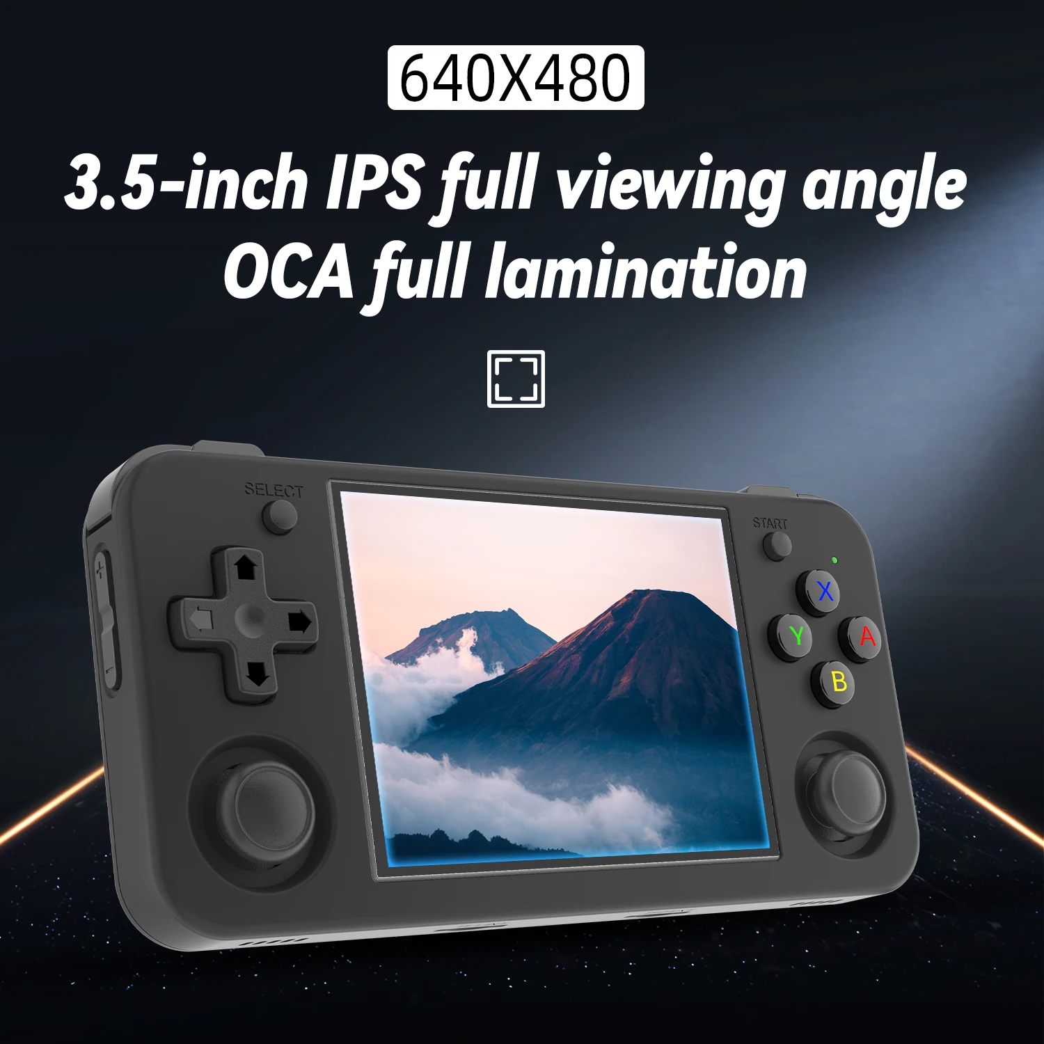 ANBERNIC　RG35XX H　64GB　ブラック ANBERNIC RG35XX H Game Console 64GB TF Card 5000+ Games Black