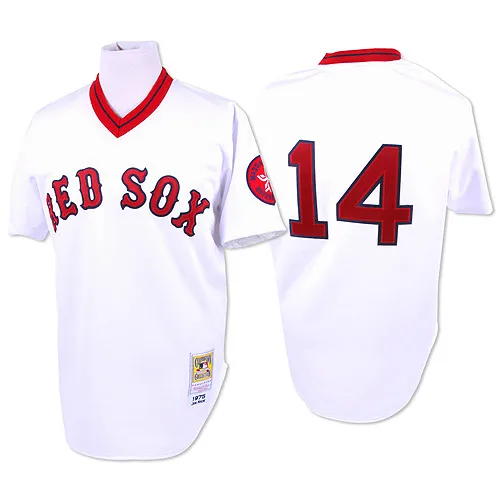 Carl Yastrzemski 1975 Boston Red Sox Mitchell & Ness Authentic Throwback  Jersey - Gray