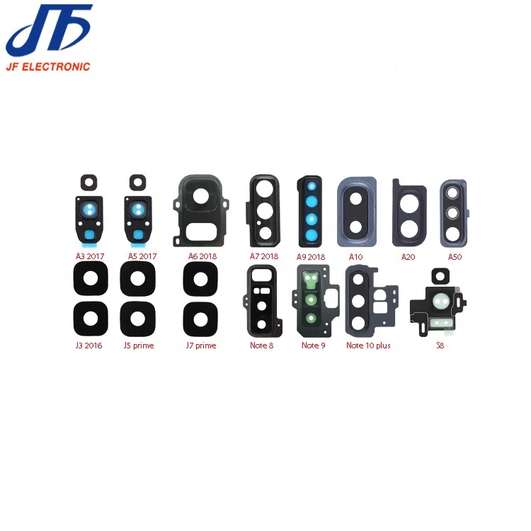 Back Rear Camera Lens with Sticker Adhesive for Samsung A05 A15 A16 A56 Note 10 S10 Plus 20 S21 S22 S23 S24 S25 ultra