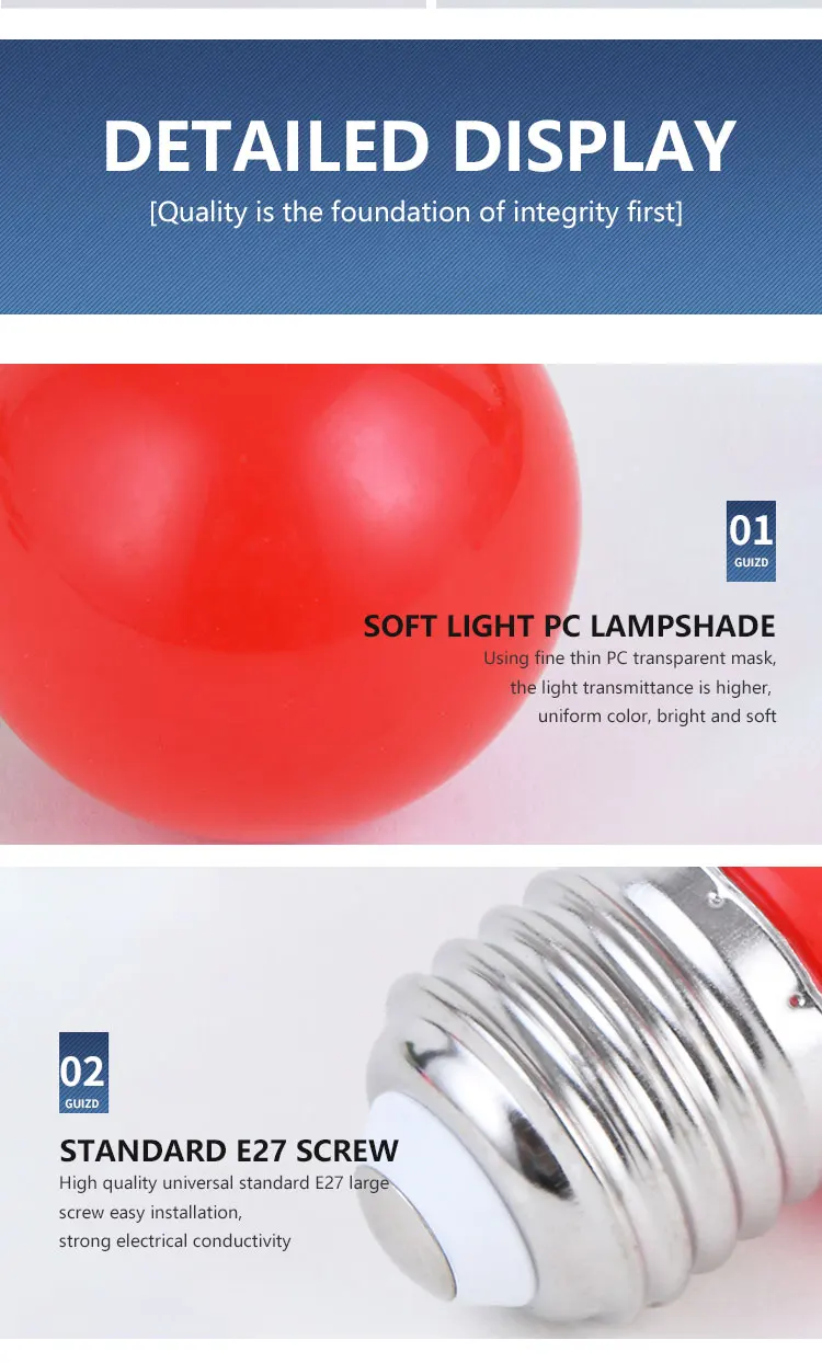 Home Mini Creative Color Light Bulb Led Lamp Bedroom Decoration Spiral