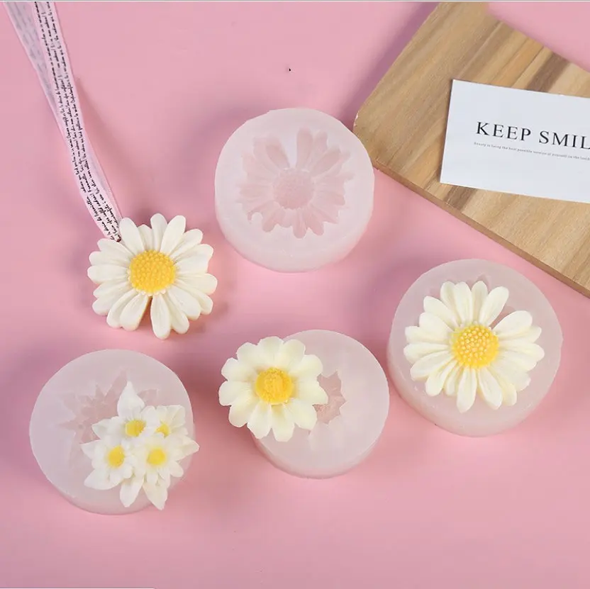 Silikonform Mousse-Kuchen - Chrysantheme Design Backform