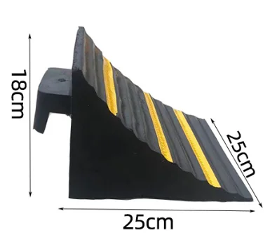 Portable Triangular Wooden Rubber Anti-skid Device Anti-slip Car Truck Plastic Slope Pad Rubber Plastic Wheel Stopper
