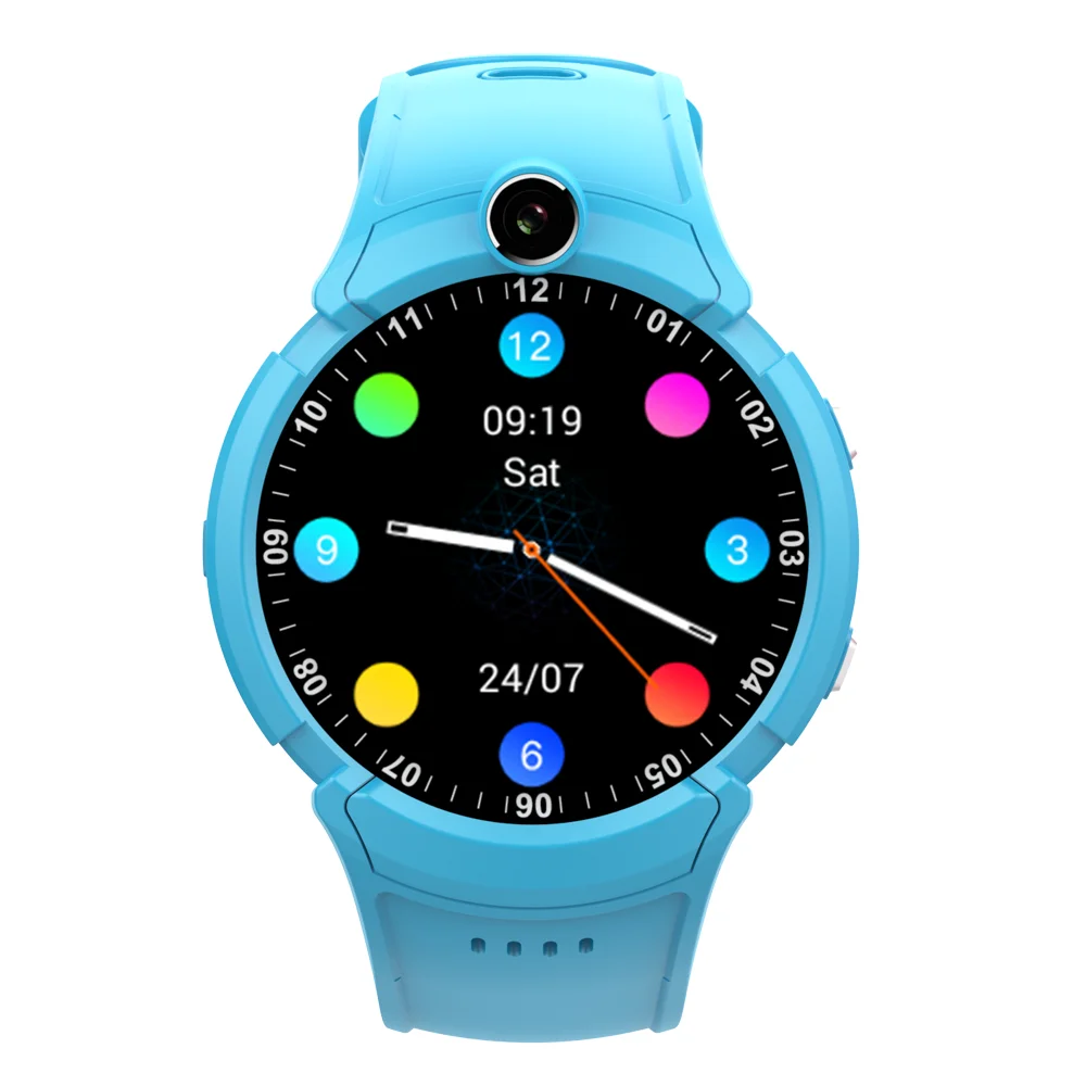 Wonlex CAT1 Round 4G Watch CT05 Wrist Cell Phone Watch Waterproof SOS Call GPS Kids Smart Watch