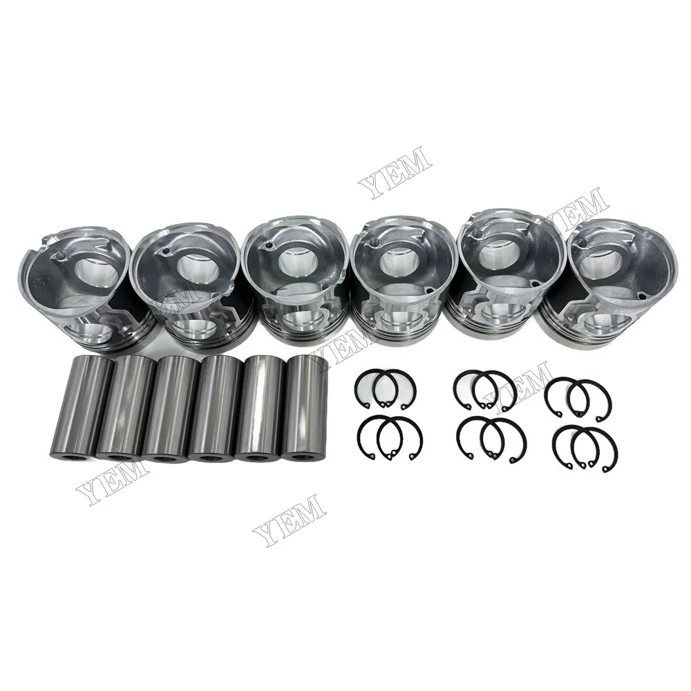 DL06 Piston Kit Fits for Doosan / for Develon Replacement Engine Parts 3