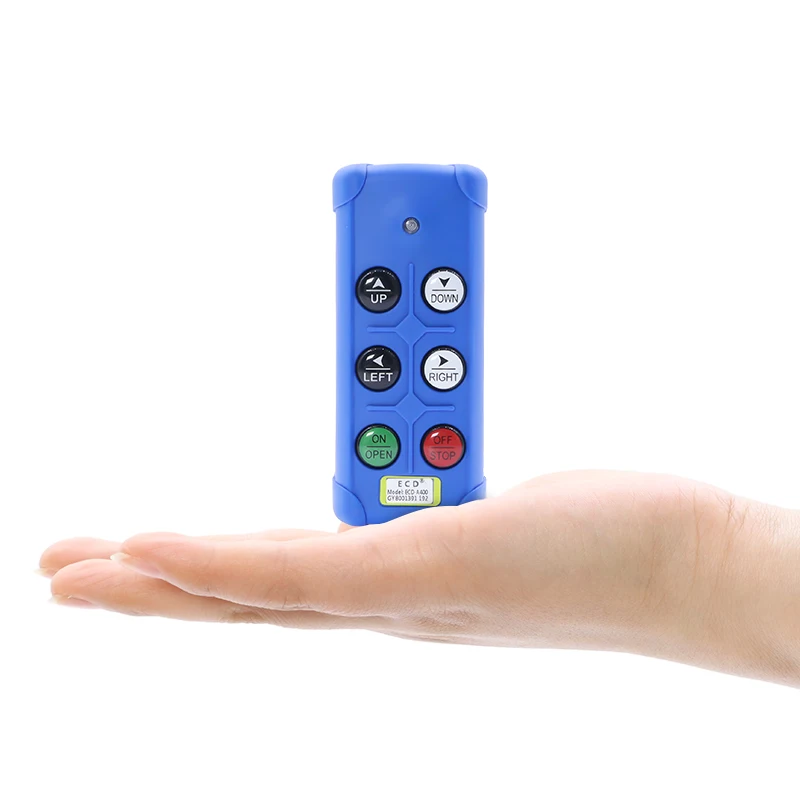 ECD A400 4 Buttons Electric Chain Hoist Radio Industrial Overhead Crane Truck Tail Lift Wireless Remote Control