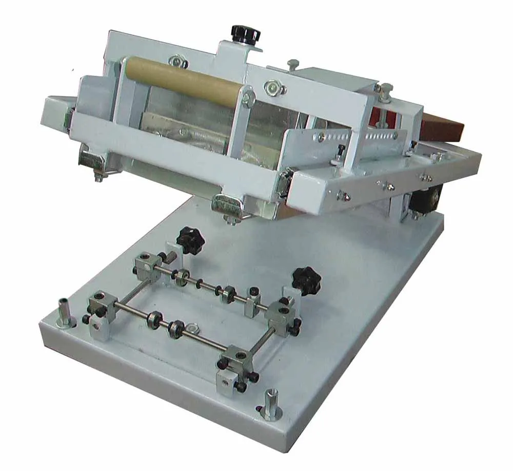 手動湾曲シルクスクリーン印刷機 紙コッププラスチックボトル用の小型手動湾曲シルクスクリーン