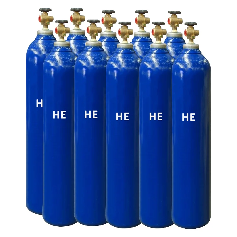 99.99 Purity 50l Helium Gas Cylinder Ballonnen Tanks For Merry