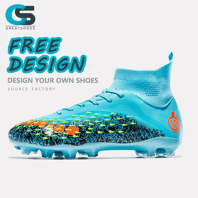 Greatshoes Professional Football Shoe,High Top Football Shoes New Fashion Soccer Shoes W aperçu 9