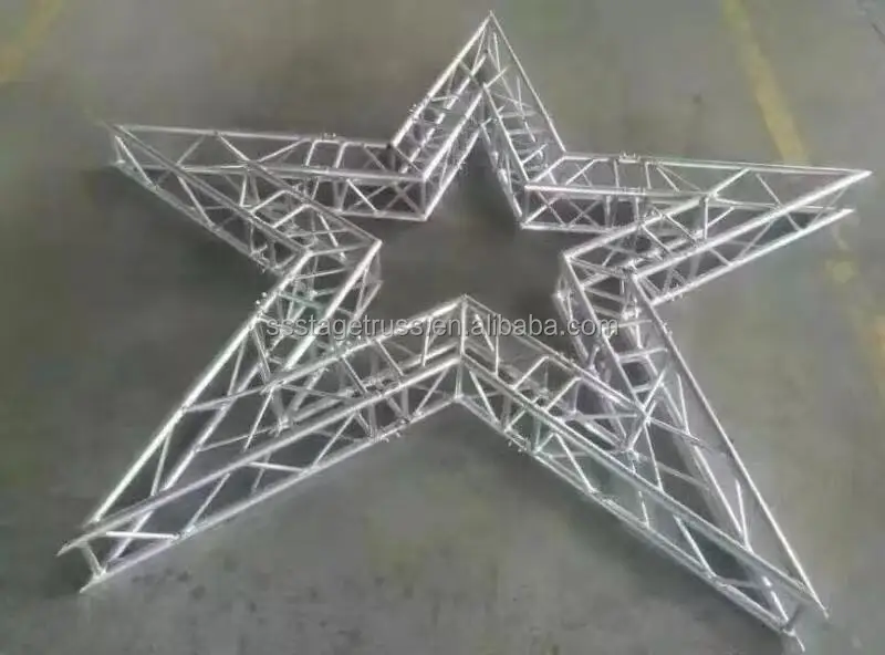 product 300300mm aluminum spigot truss customized star shape truss for concert event-8