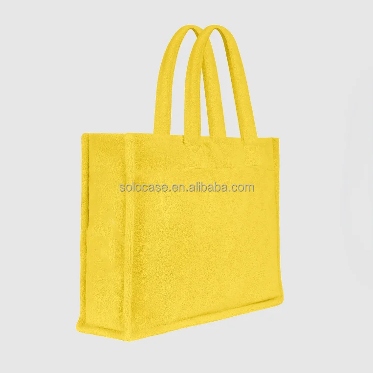 Terry Cloth Tote Shoulder Bags