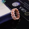 moissanite ring(S925)-rose