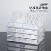 Three-drawer transparent top lipstick holder
