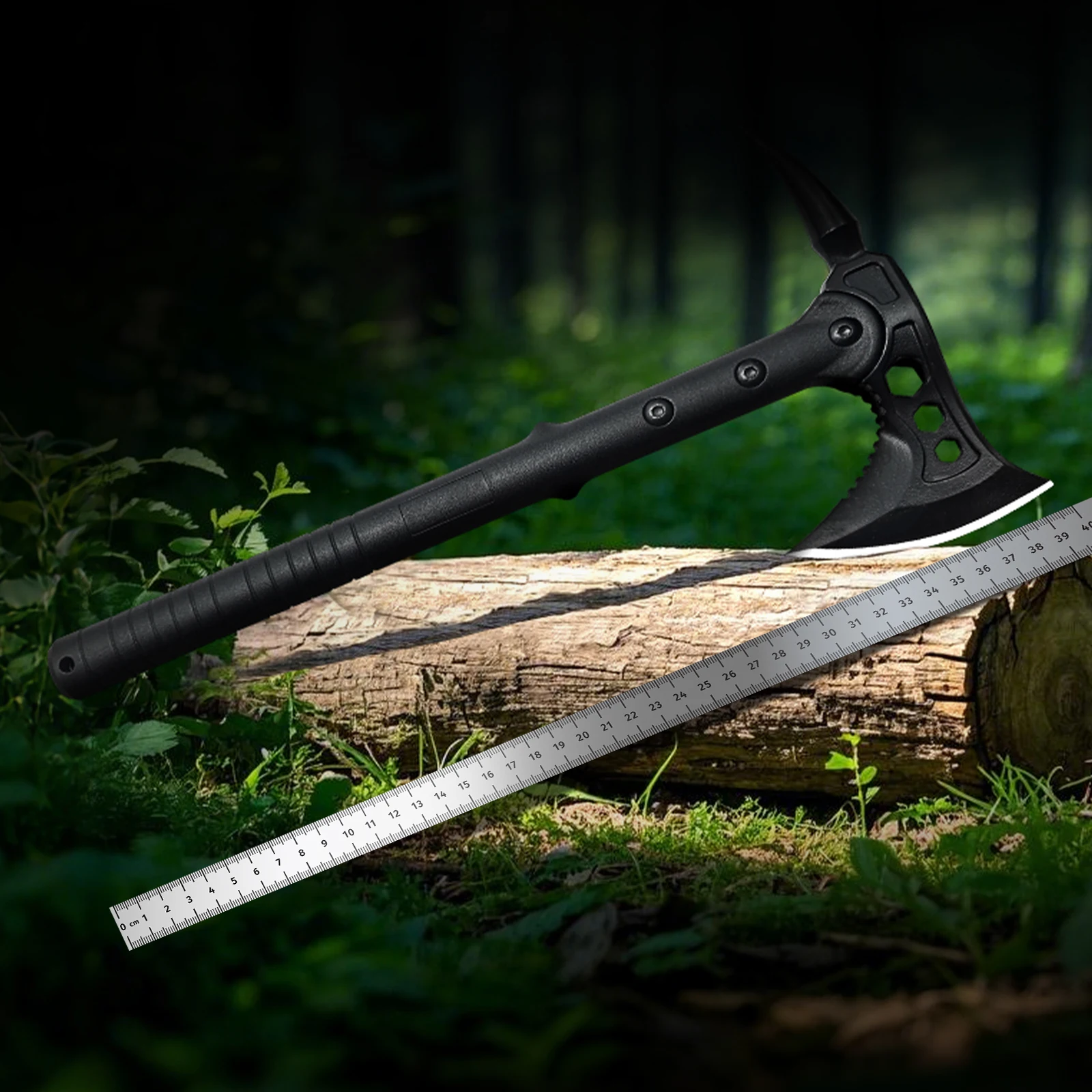 Hache tactique de survie avec manche antidérapant pour camping_voghion.com