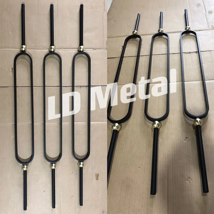 Alibaba.com: Matte Black 5/8 Inch x 44 Inch Oval Metal Stair Spindle ...