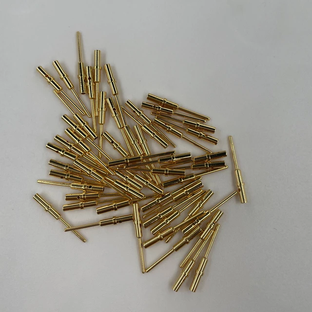 China Custom Male Female Copper pin connector 0.8|1.0|1.2|1.5|2.0|2.5 Copper pin spot manufacturer