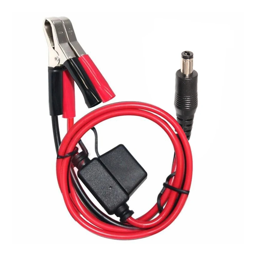Power Kit Jumper Dc Connector Extension Cord Yellow and Green Solar Panel Cable for Battery Copper Crocodile Clip