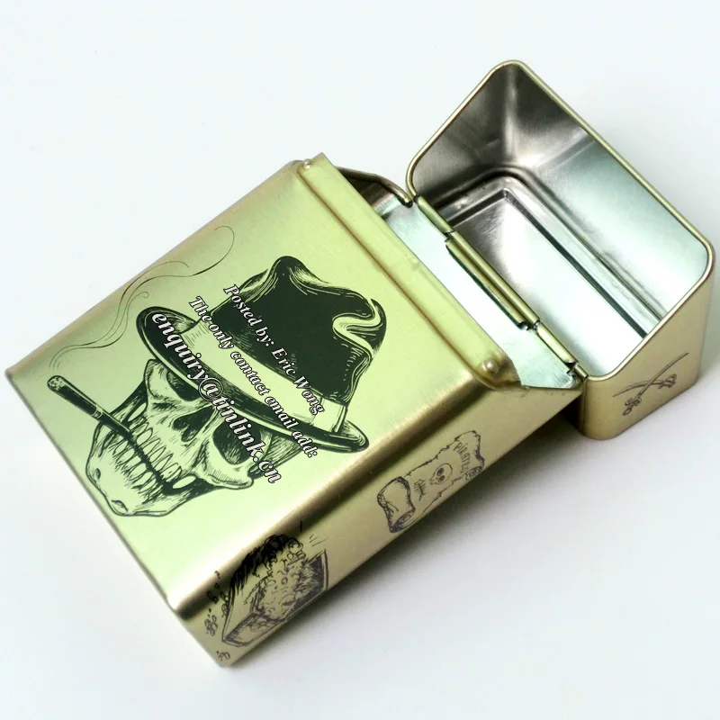 cigarette case tin Curved Cigarette Case