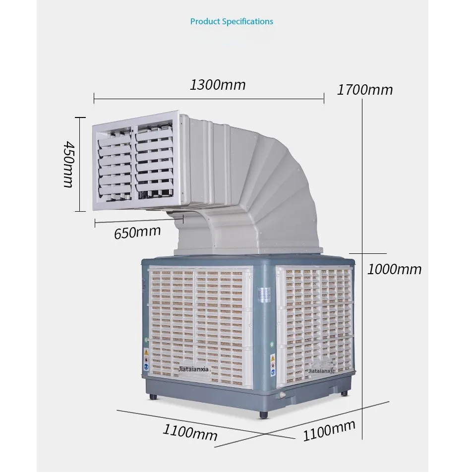 Desert Air Cooler, 380V, Wall - detail 6