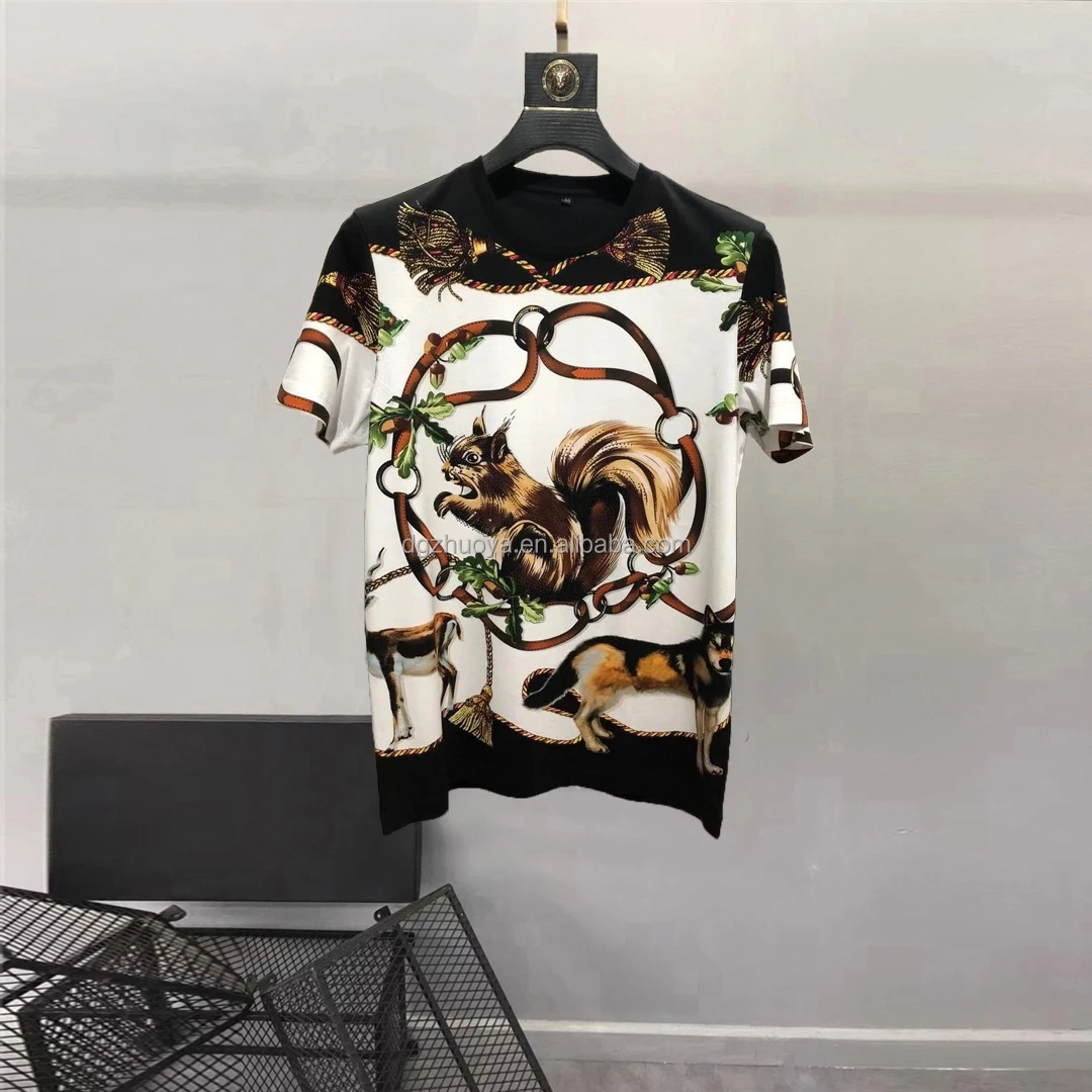 Chinese Factory Men's Ice Silk Cotton Tshirt Men's Premium Light