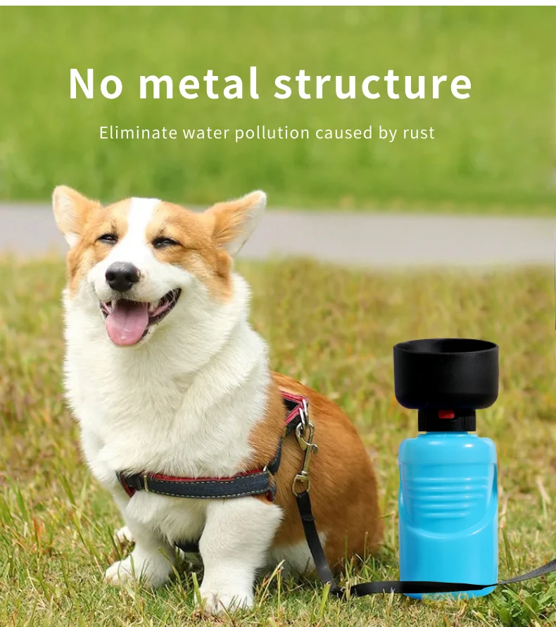 RTS BPA Free Animal Feeding Drinking Cup Bowl Pet Water Dispenser Dog Water Bottle supplier