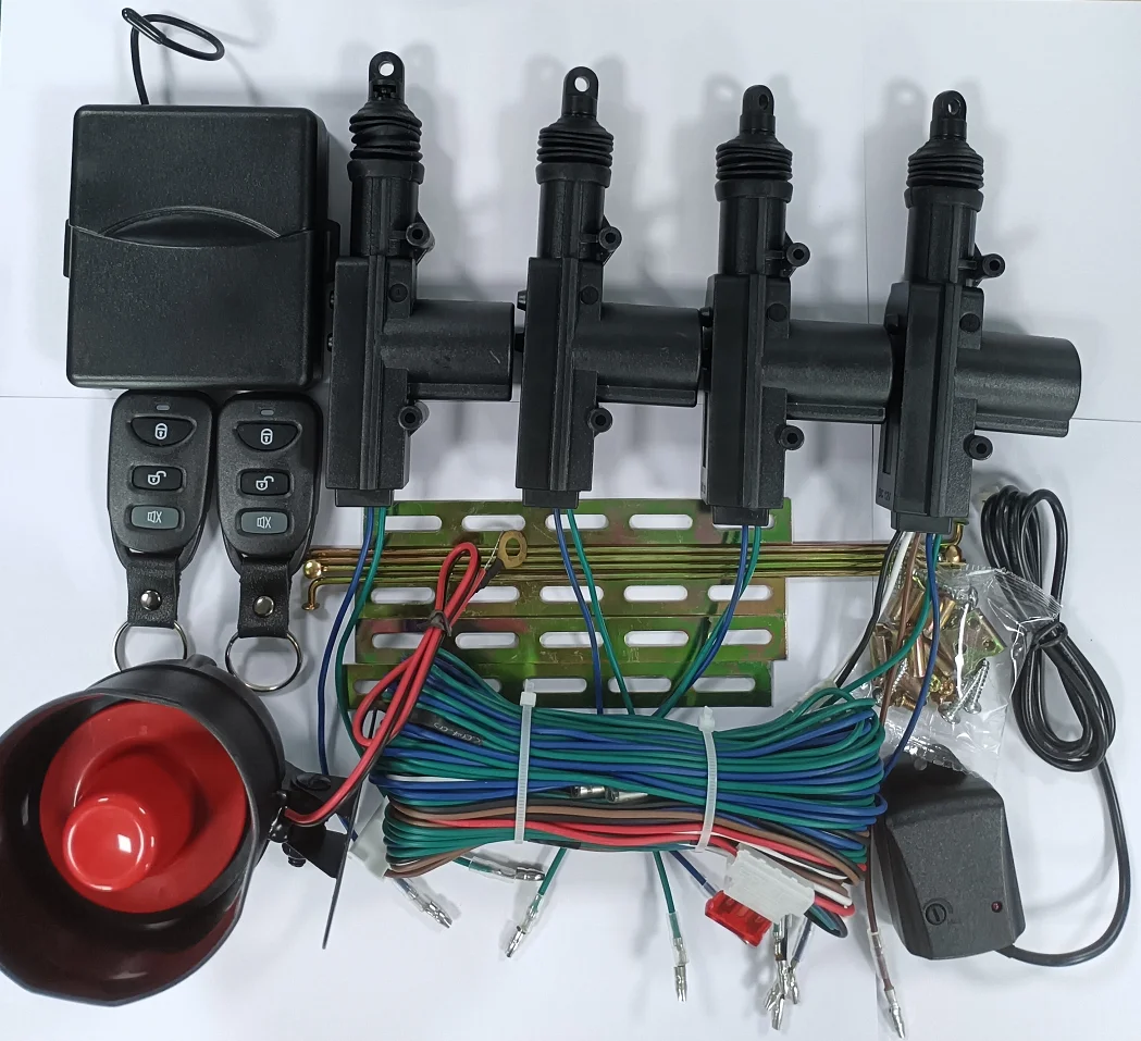 Remote Control Central Door Locking Unlock System With 4 Actuators Lock
