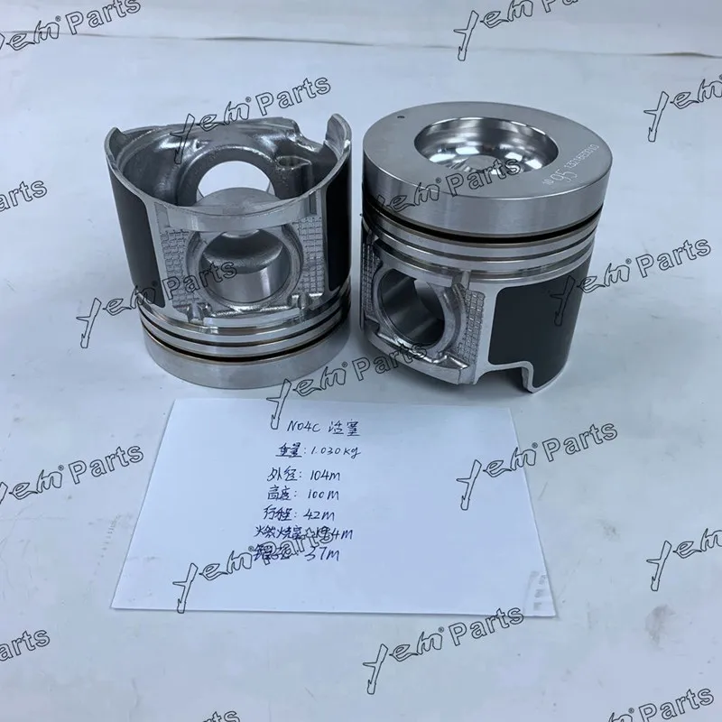 N04C Cylinder Engine Piston for Hino Engine Spare Part 2
