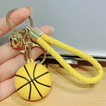 3D basketball shape decorative keychain small gift pendant fashion trend key baby accessories