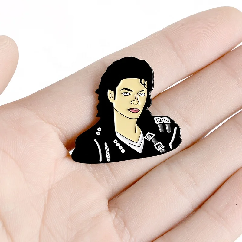 Quality Supplier Hot Sale Soft Enamel Cartoon Michael Jackson Lapel Pin  Badge - Buy Cartoon Pin Badge,Michael Jackson Badge,Michael Jackson Lapel  Pin Product on 