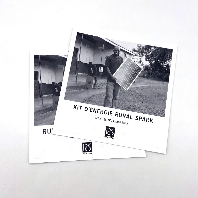 Сертифицированная Fsc ручная брошюра для продукта на заказ руководство книга буклет по эксплуатации