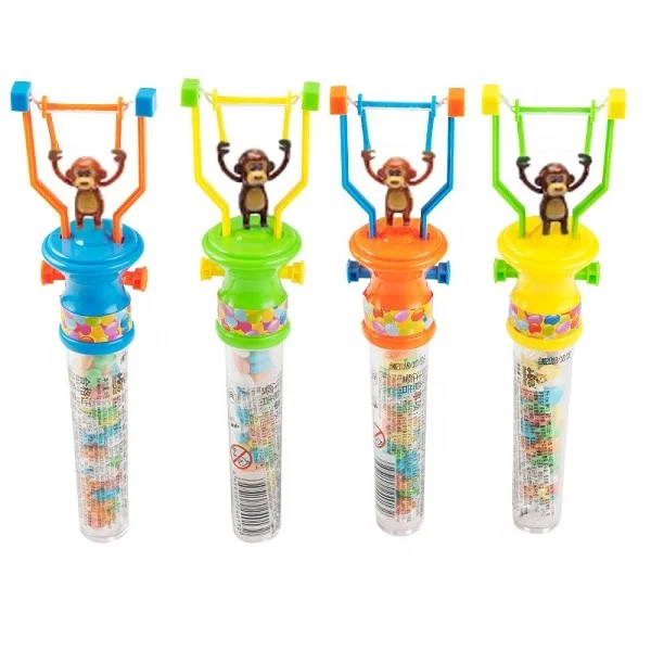 Shantou Juqi Candy Toy Factory Promotion Novelty Drumming Monkey Toys For Candy