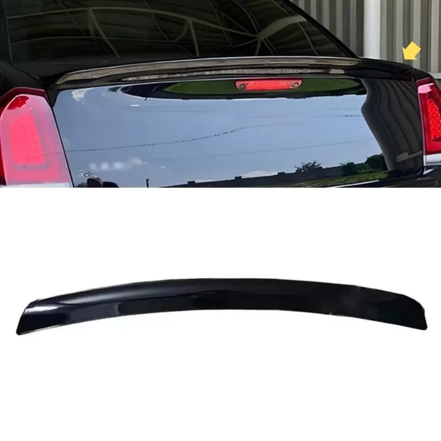 TIYPEOR Rear Spoiler for Chrysler 300C 2011 - 2023 for Chrysler 300C Rear Back Trunk Spoiler Wing