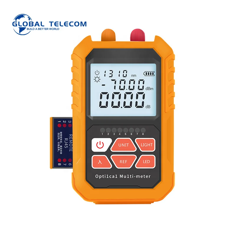 FTTH dbc power meter optical opm fiber power meter with VFL fiber tool tester FC SC ST LC connector 3 in 1 optical power meter