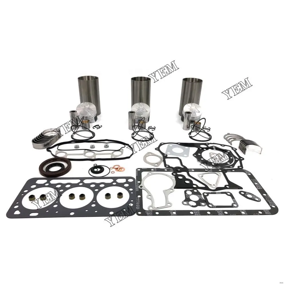 D902 Repair Kit With Full Gasket Set Piston Rings Liner Bearings for Kubota
