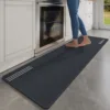 Linen rubber sole - navy blue mini kitchen