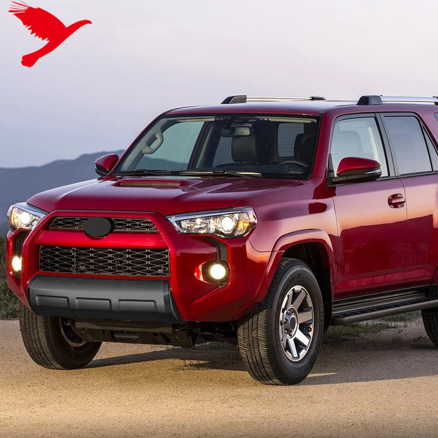 FOR 2014-2024 TOYOTA 4RUNNER TRD MATTE BLACK BUMPER LOWER