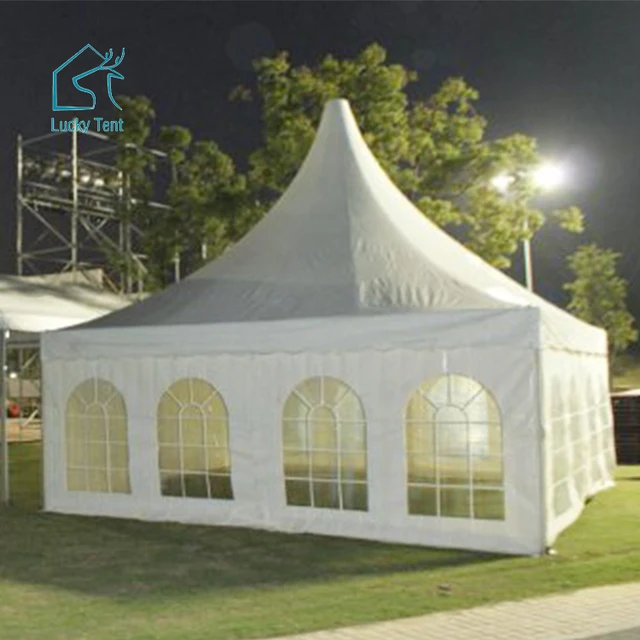 Outdoor Restaurant Tent 10 x 10M Aluminum Frame Waterproof Pagoda Tent For Sale
