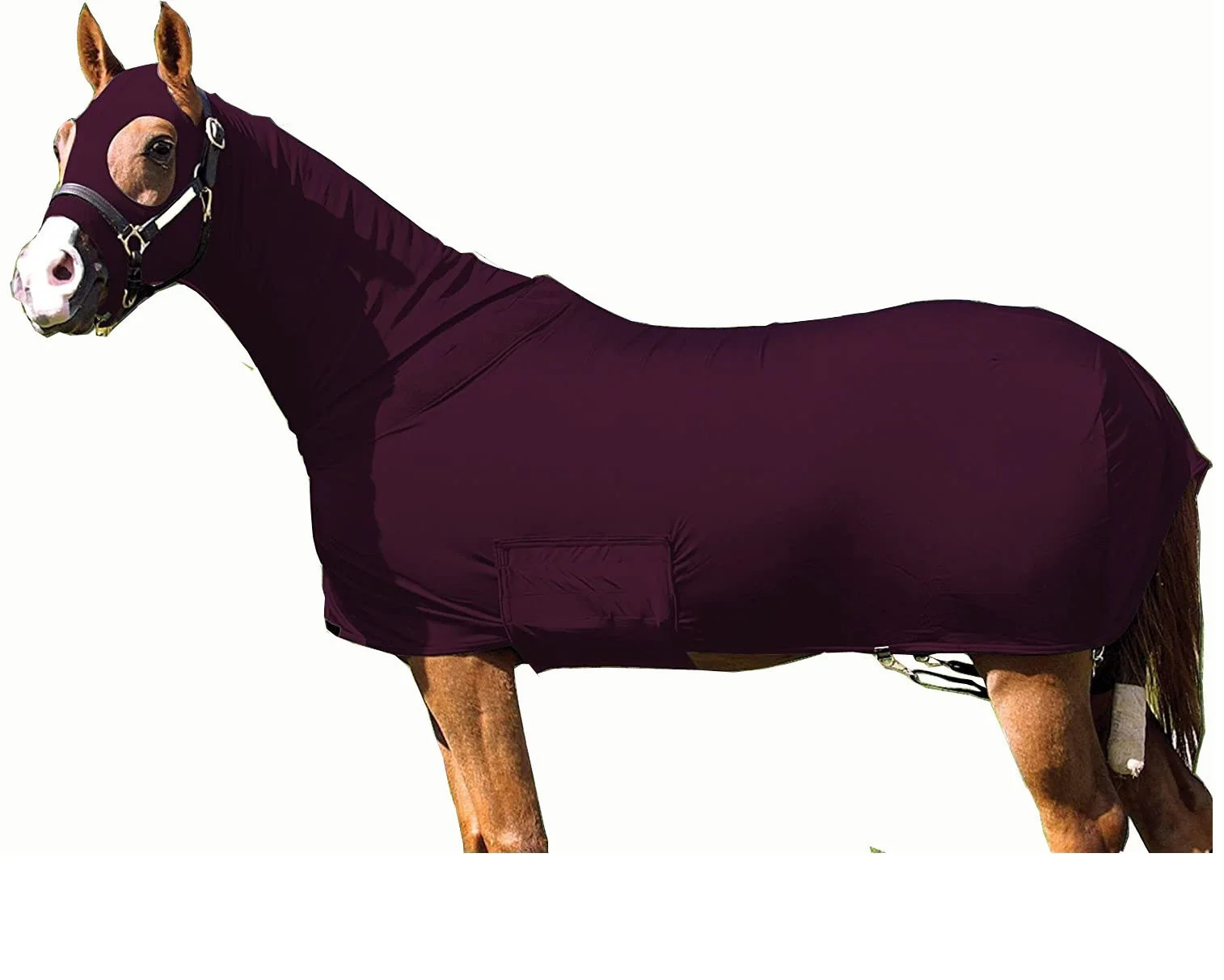 Durable Horse Rug-Full Body Slicker Suit with Full Zipper Premium Blanket for Horses