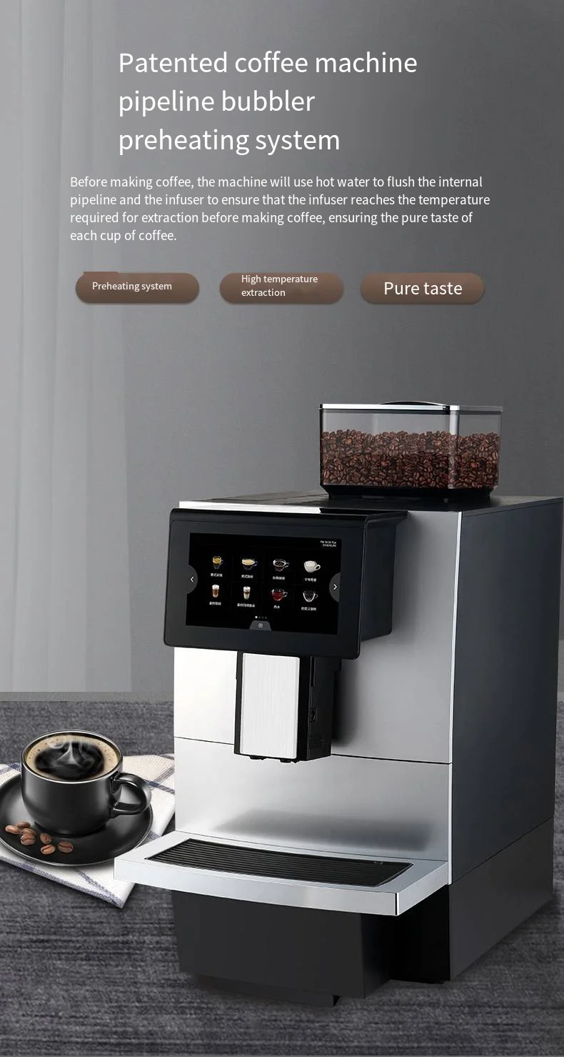 F11 Big Espresso Coffee Machine Bean To Cup Automatic Commercial Coffee