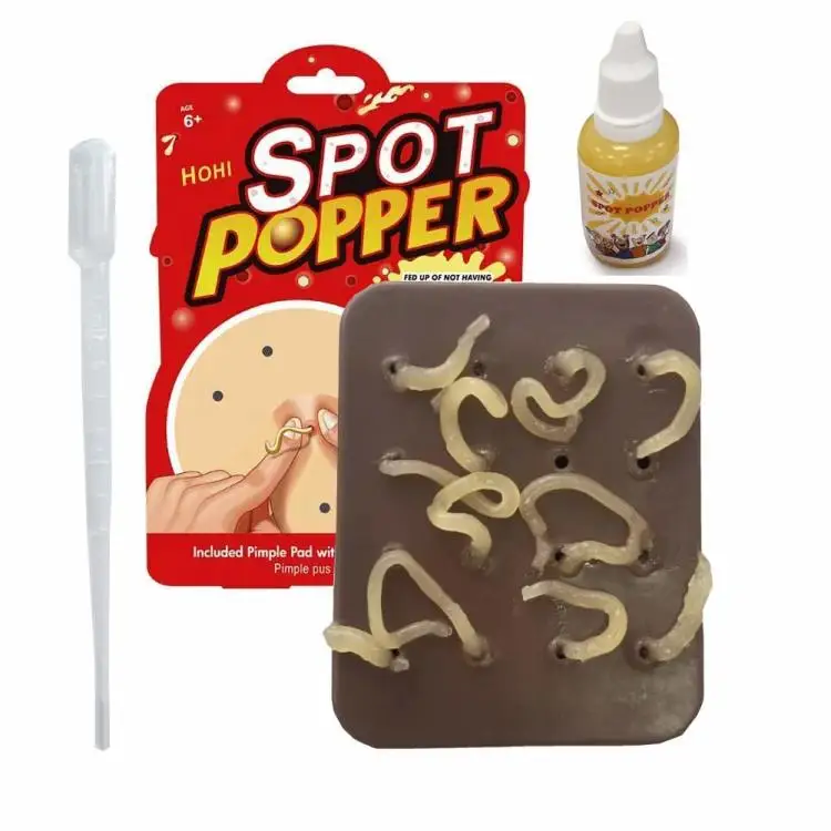 Hot Sale Funny Popper Remover Stop Picking Novelty Squeeze Acne Toy Jokes Stress Reliever Toys Pimple Popper Toy