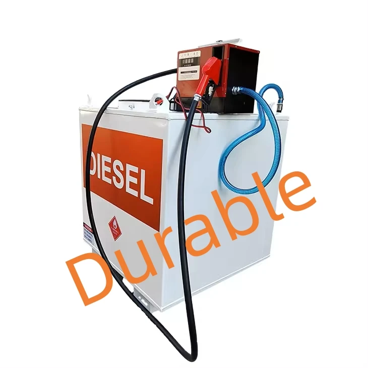 SUMAC Factory Supply Portable Gas Petrol Storages Station Above Diesel Oil Storage Fuel Tank With Pump