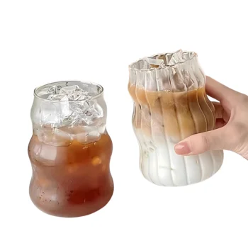 Hot high borosilicate glass cup 530ml large capacity juice tea glass iced coffee cups glass mug