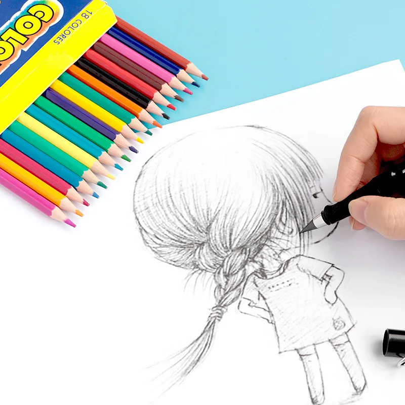 Набор деревянных карандашей для детей