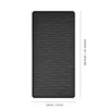 Black drain mat-water ripple pattern