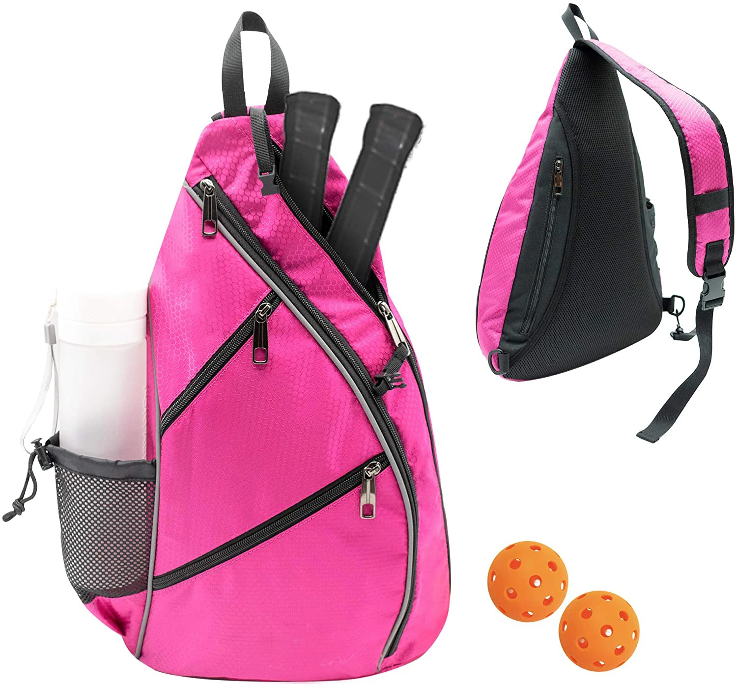 Sport Crossbody Bags Paddle Pickleball Sling Racket Bag Tennis Backpack