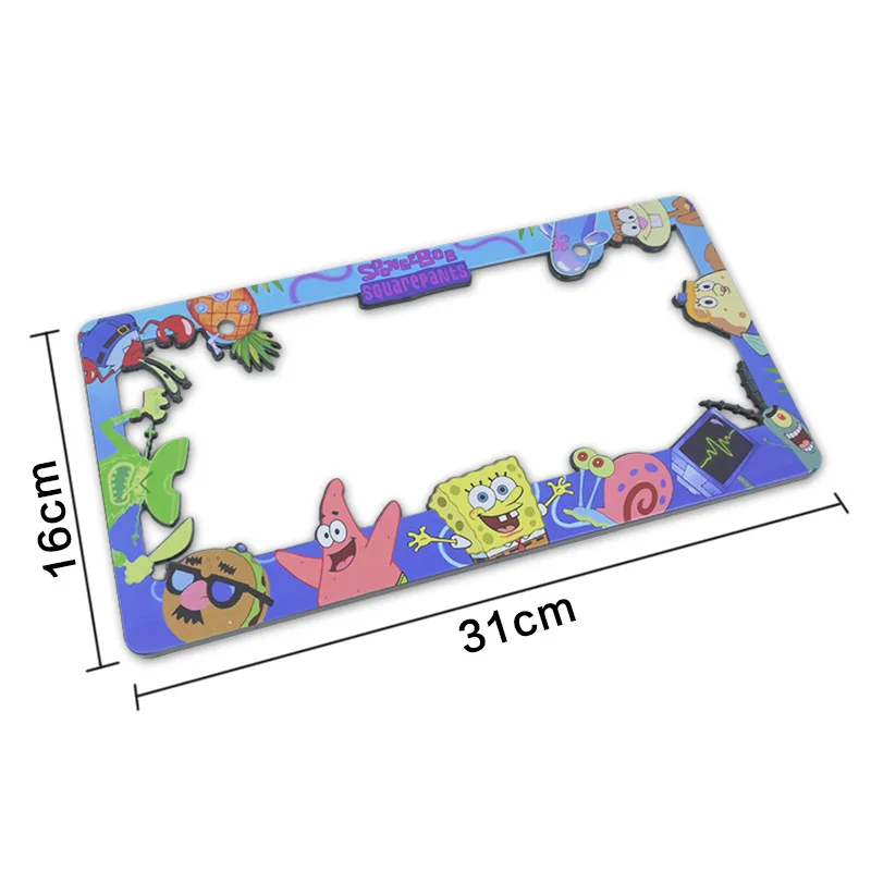 Custom Plastic 3D Anime  License Plate Frame Hello Kitty Plastic License Plate Frames Jdm License Frame
