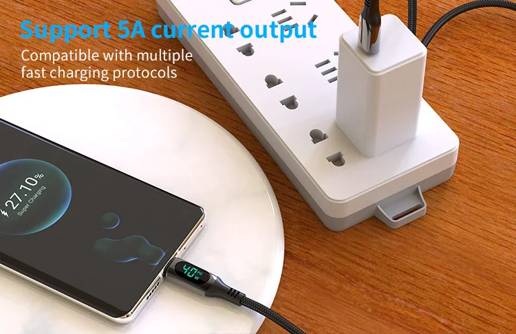 
 Высококачественный кабель из цинкового сплава с разъемами типа c и типа c 100 Вт, 5a, 20 в, 100 Вт, usb-кабель типа c  