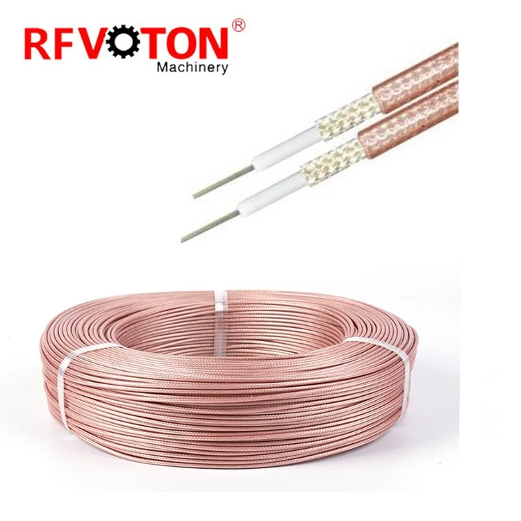 RF coax cable low loss silver plated 75 Ohm M17/94- RG179 RG179u SDI cable camera cctv coaxial Cable details