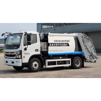 DFAC New Energy 8M3 City Trash Collection Vehicle Waste Management Rear Loader Garbage Compactor Truck for sale