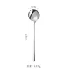 410 # Argent 13cm Petite cuillère ronde