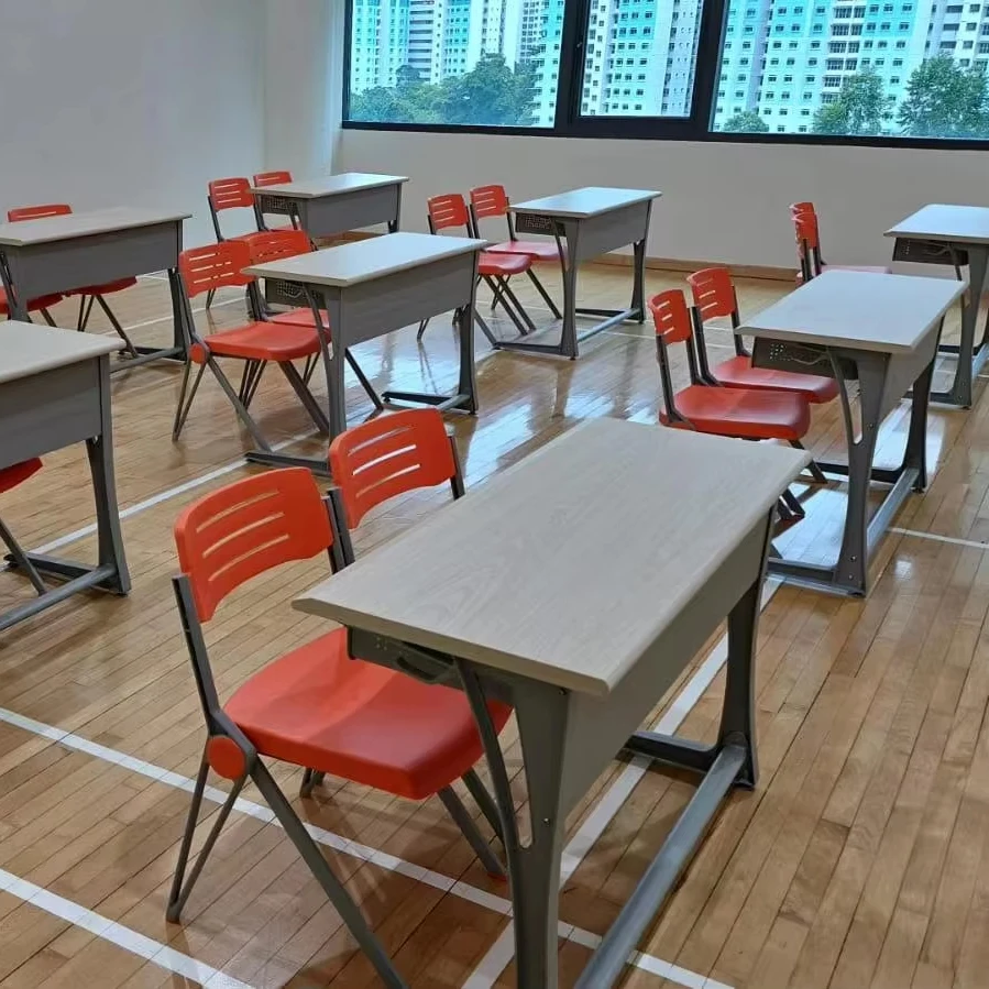 Hot Selling Classroom Table and Chair Set Desk and Chair for University